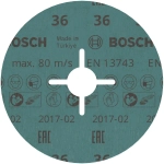 Фибровый керамический шлифкруг 125 мм G36 PRO R780 BOSCH 2608621610