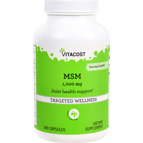 Vitacost, МСМ, 1000 мг, 240 капсул