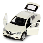 Модель ин. мет. "Renault Arkana" 12см, откр. дв, багаж, белый, в коробка ARKANA-12-WH (Технопарк)