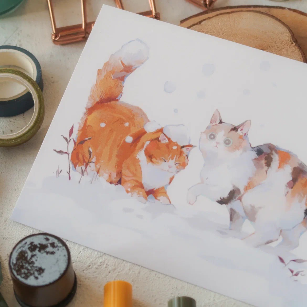 CARD FIRST SNOW