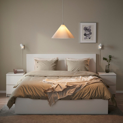 IKEA ZEBRASÄV  (ИКЕА ЗЕБРАСЭВ)  -  Лампа подвесная - белый/пластик 46 см