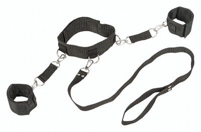 Ошейник с наручниками Bondage Collection Collar and Wristbands Plus Size 1058-02Lola