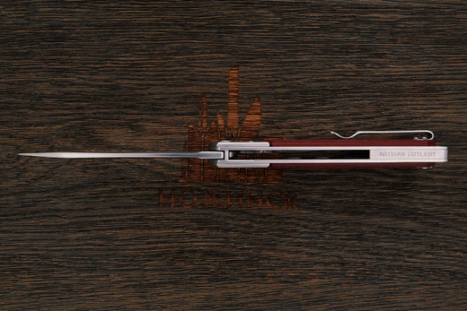 Нож складной Artisan 1802GD-BR Classic, клинок 98мм, сталь VG-10 в обкладках, рукоять G10