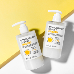APLB Retinol Vitamin C Vitamin E Body Wash гель для душа с ретинолом и витамином С