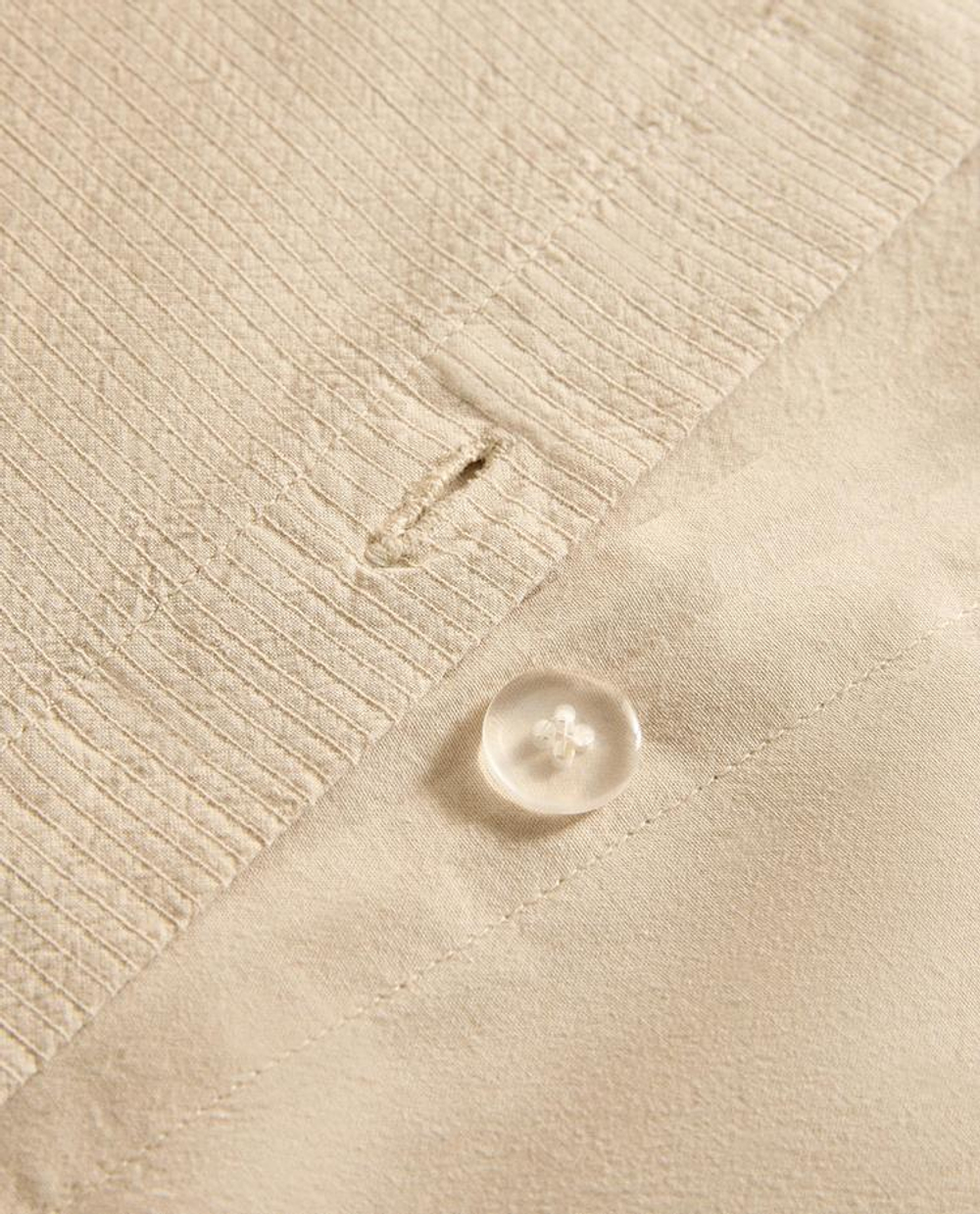 ZARA HOME ПОДОДЕЯЛЬНИК ИЗ РЕЛЬЕФНОЙ ТКАНИ, БЕЖЕВЫЙ