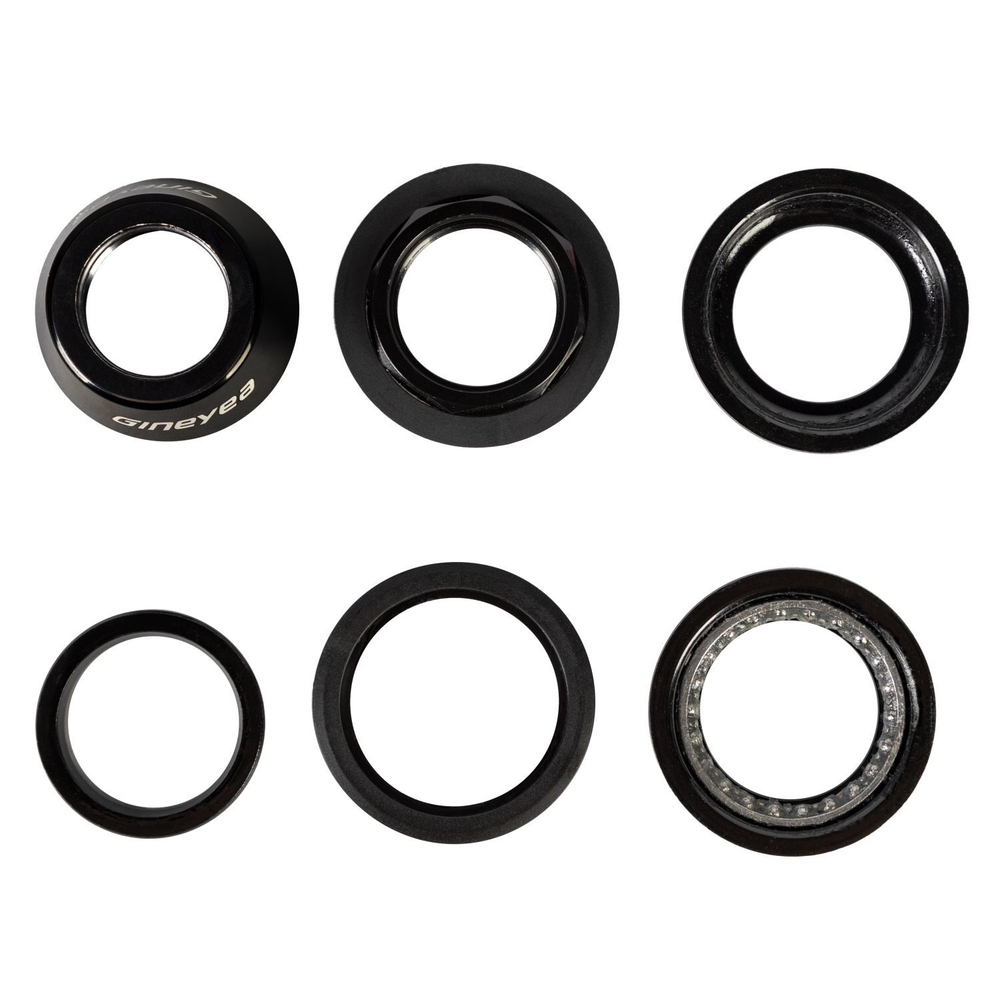 Рулевая колонка Gineyea GH-818D, конусная, 1 1/8", 28.6/44-30/44, черный