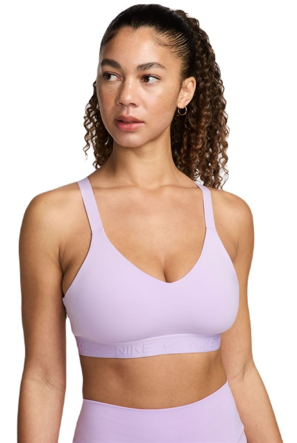 ТОП теннисный Nike Indy Medium Support Padded Adjustable Sports Bra - lilac bloom
