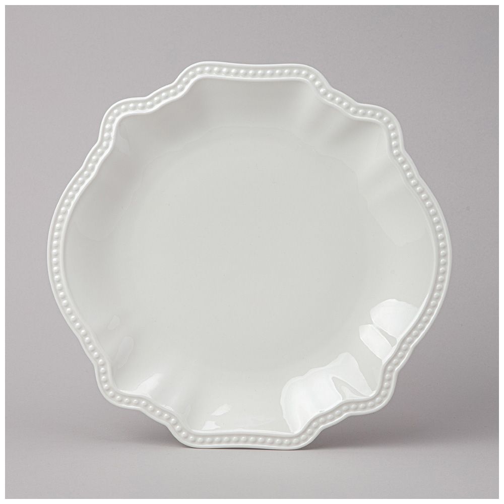ТАРЕЛКА ОБЕДЕННАЯ LEFARD "RIBBON" 26,5*25,5*2,5 СМ (КОР=12ШТ.)
