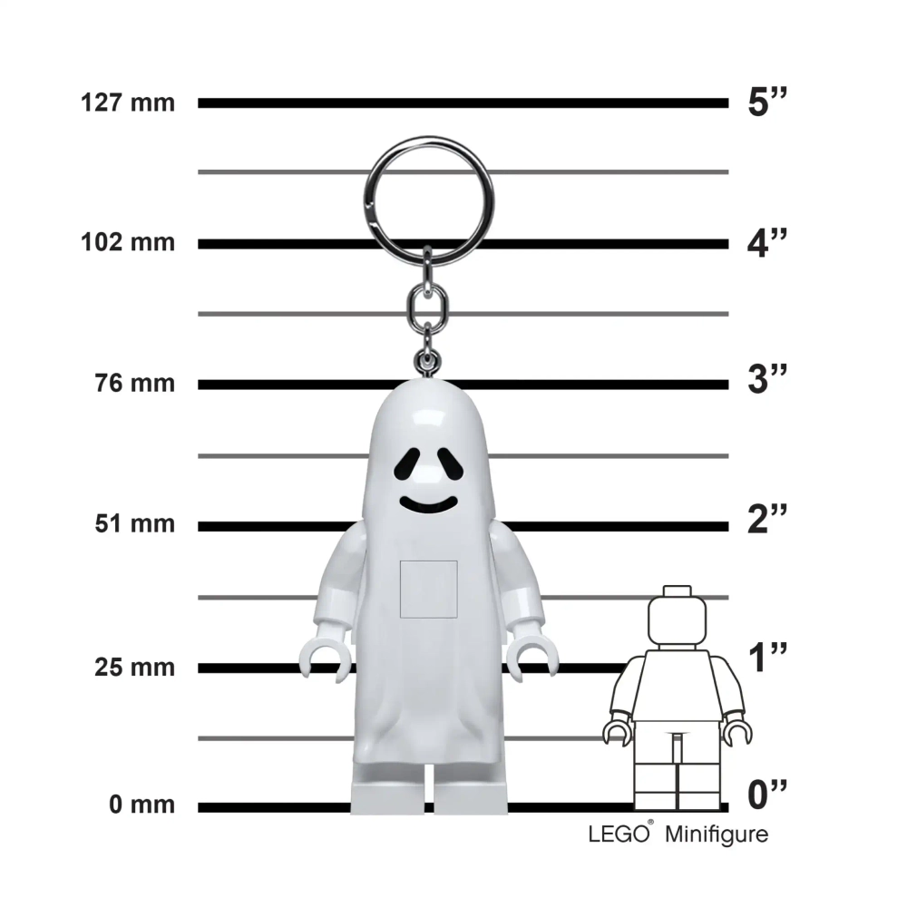 Брелок LEGO 5005667 Приведение с подсветкой