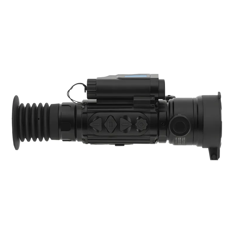Тепловизионный прицел Sytong XM06-50LRF / Сайтонг ИКС М06 50 ЛРФ (с дальномером) - вид сверху, панели управления