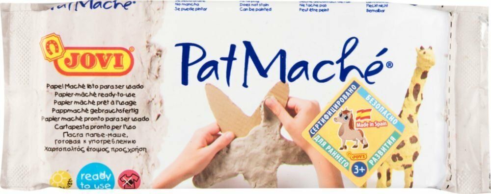 Паста папье-маше JOVI, 170 г, серый, "Patmache", 382