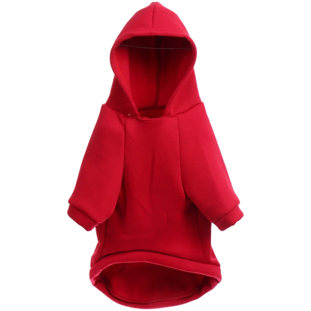 Кофта - толстовка для мелких пород собак «BRO Style», цвет бордовый, р 2XL (на флисе)
