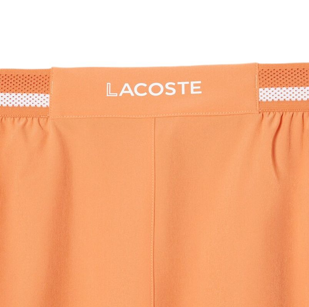 Теннисные шорты Lacoste Tennis X Novak Djokovic - orange/white