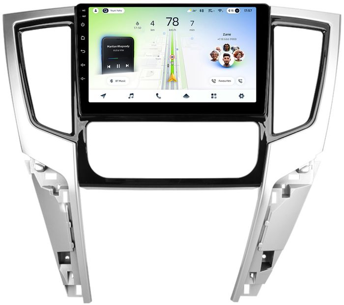 Магнитола для Mitsubishi L200 5 2019-2024 (климат, левый руль) - Teyes CC4L-DTS монитор 9" IPS, Android 14, Быстрая, Snapdragon 662, CarPlay, 4G SIM-слот