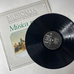 Винтажная виниловая пластинка LP Сборник Классической Музыки, Хачатурян, Глинка, Бородин, Чайковский Musicalia 14. Musica Rusa (Испания 1986) Танец С Саблями