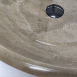 Раковина из оникса Bowl Grey BO-80968 45x45x15 из натурального камня