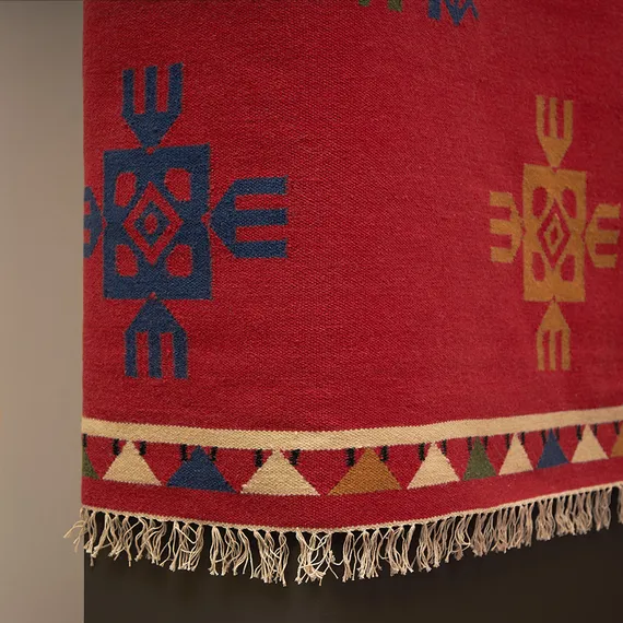 Ковер из шерсти по мотивам чувашских орнаментов из коллекции Cultural Heritage, 200х300 см
