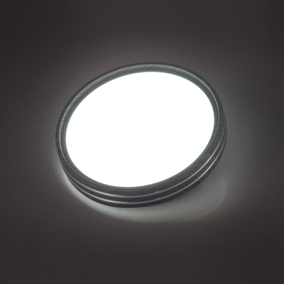 7604/CL PALE SN 124 Светильник пластик/белый/венге/хром LED 30Вт 4000К D280 IP43 TROSTO