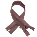 Молния потайная (скрытая) SBS Т3 (3 мм) 1 зам., н/раз., 50 см, S-334, серый св., уп. 50 шт