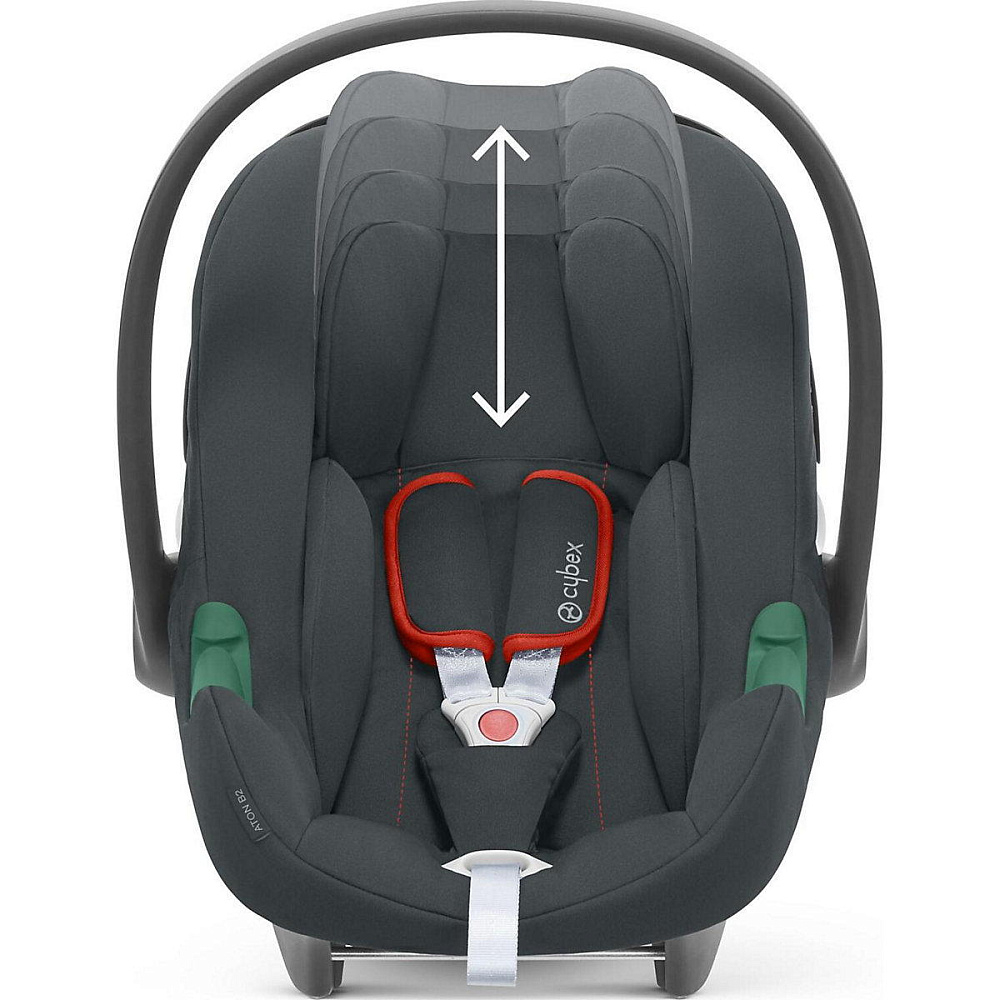 Коляска 3 в 1 Cybex Priam IV Rosegold complete и автокресло Aton B2 i-Size Steel Grey Cozy Beige