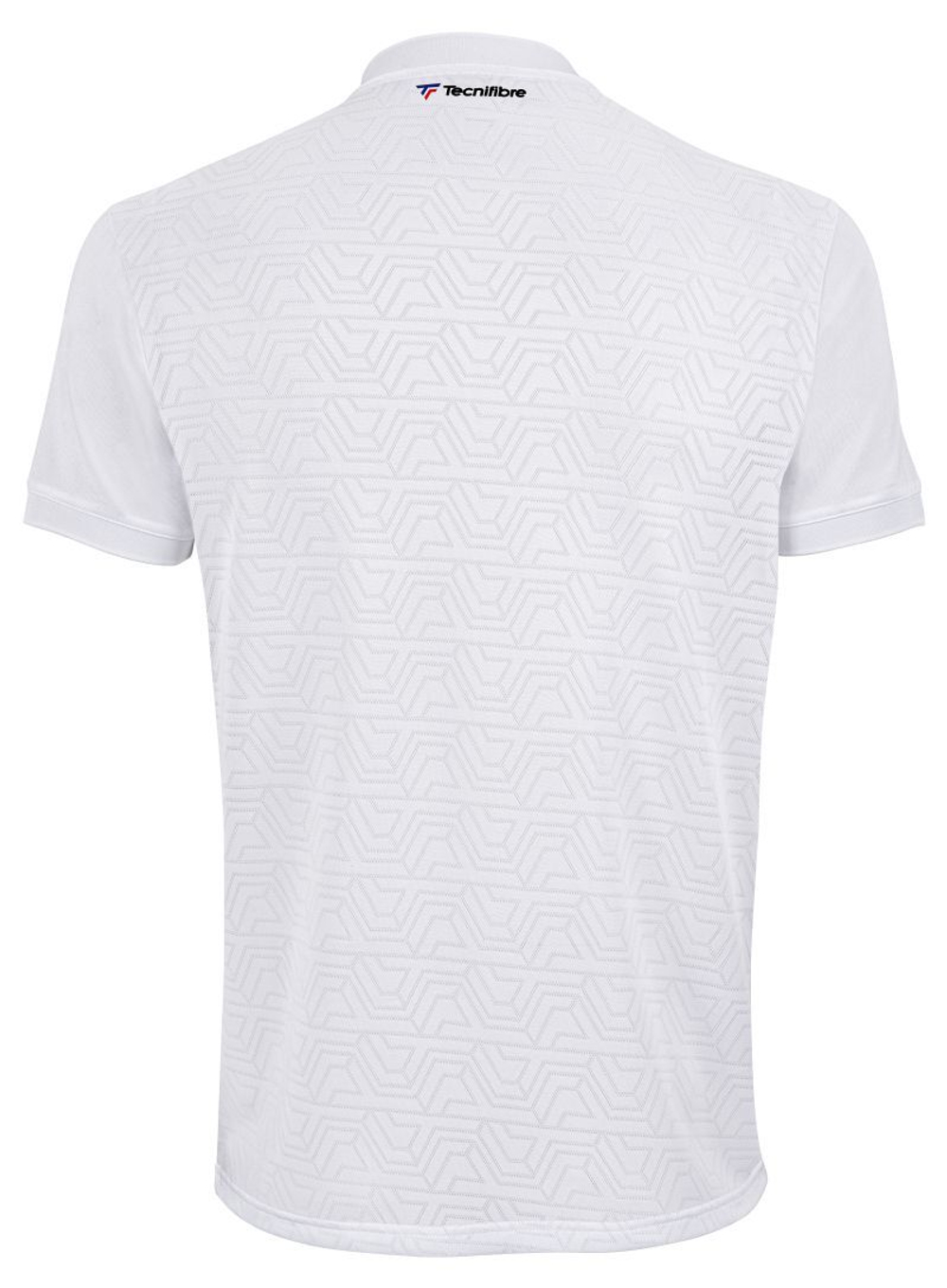 Мужское теннисное поло Tecnifibre Team Mesh Polo - white