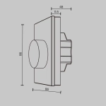 Роторная панель управления TRIAC 230В 360Вт, 731005. TM Maytoni