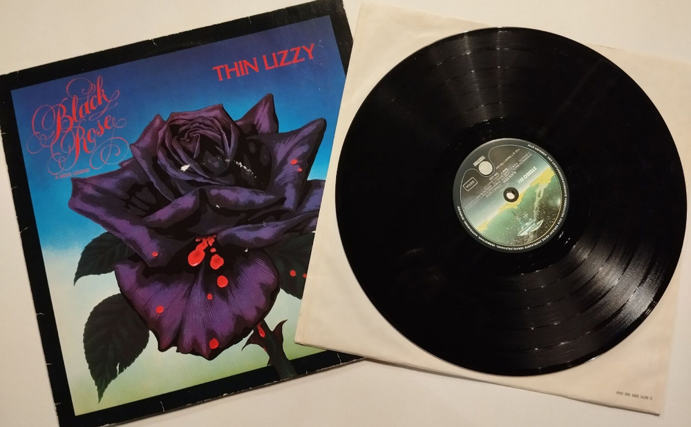 Винтажная виниловая пластинка LP Thin Lizzy Black Rose (A Rock Legend) (Germany 1979) (Club Edition)