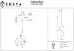 Подвесной светильник Freya Harmonie FR5124PL-02BS
