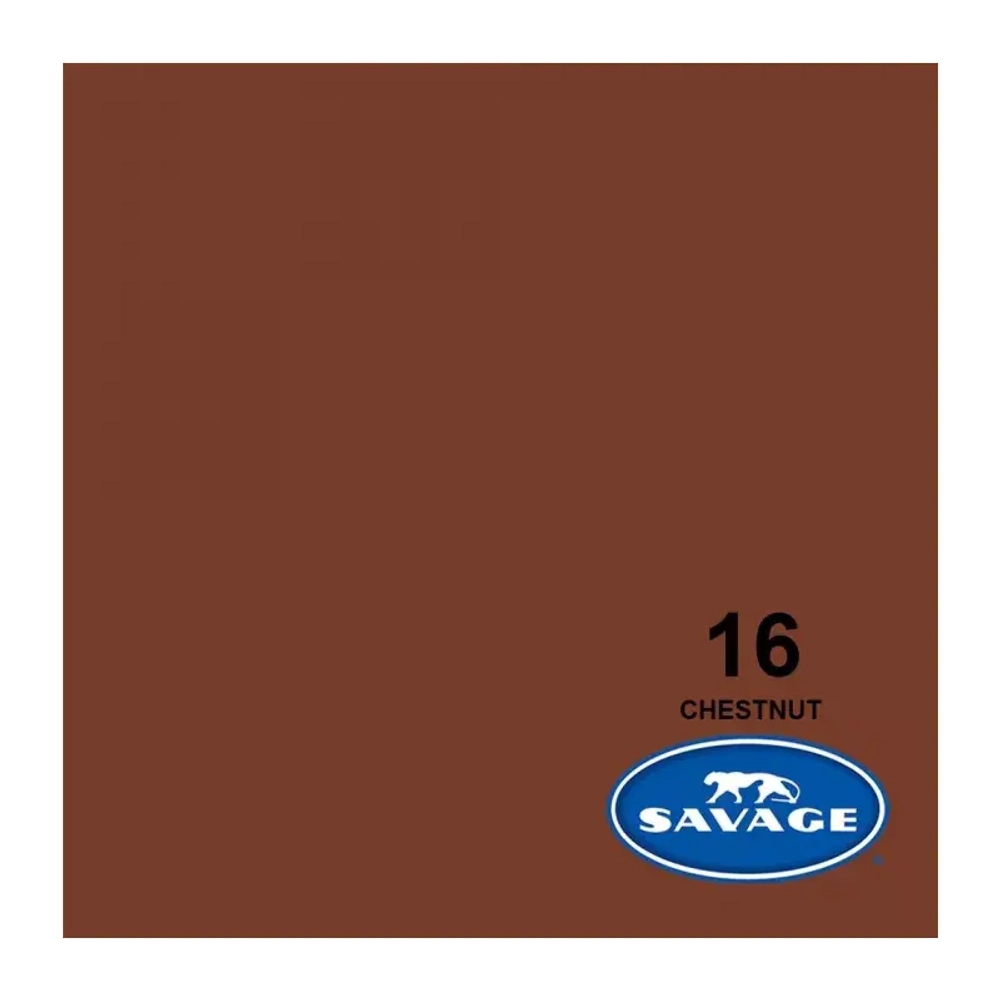 Фон бумажный Savage 2,18x11m Chestnut (каштановый) (16-86)