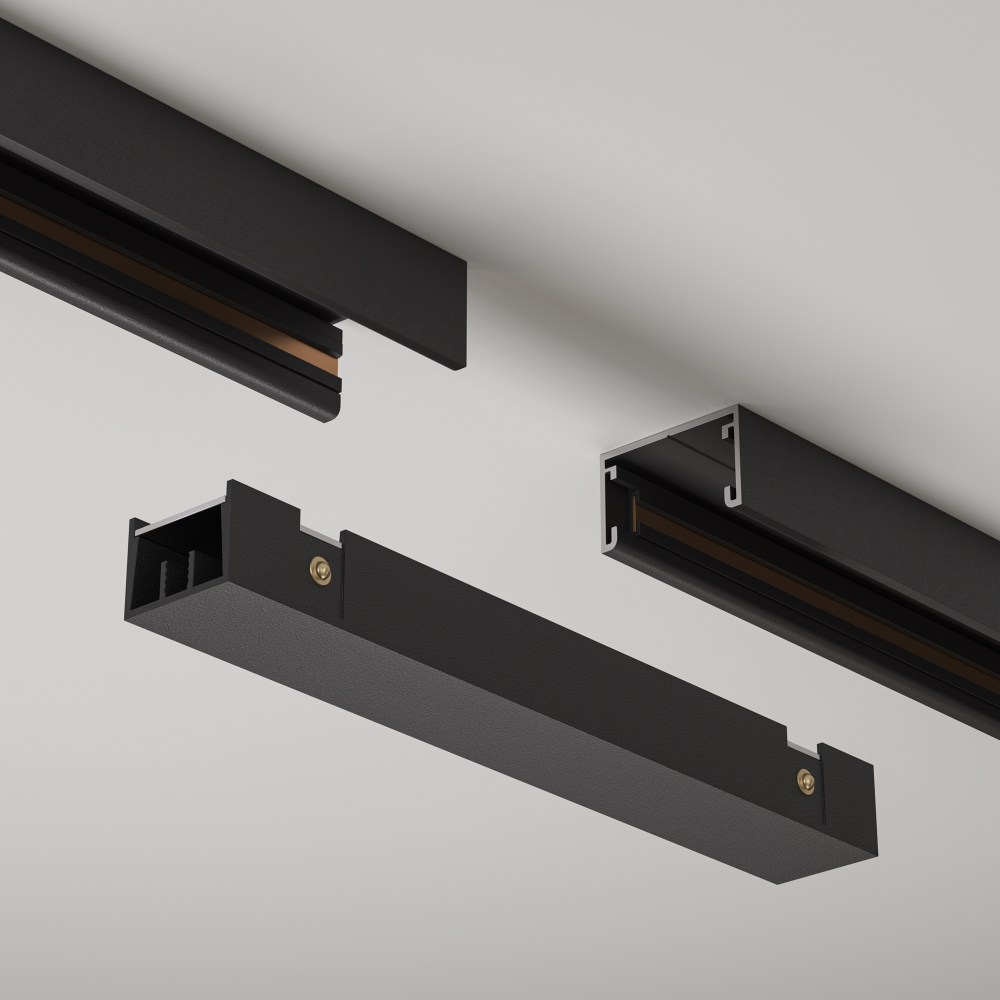 Коннектор питания прямой Maytoni Basity TRA172IPC-1B