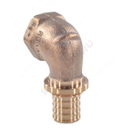 Угольник для PE-X труб аксиальный бронза Дн 20х1/2" ВР RAUTITAN RX+ Rehau 14563551001 (13660961001)