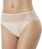 Высокие хлопковые трусики-слипы Belle Cotton (Размер: L) (Цвет: телесный)