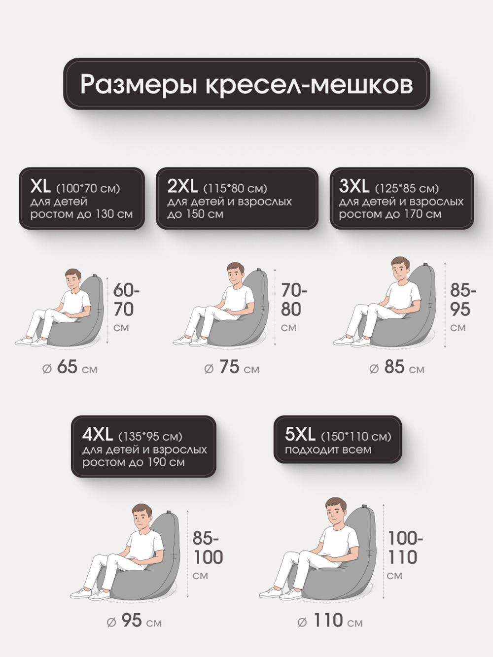 Детское Кресло Мешок Тачки (Классический)
