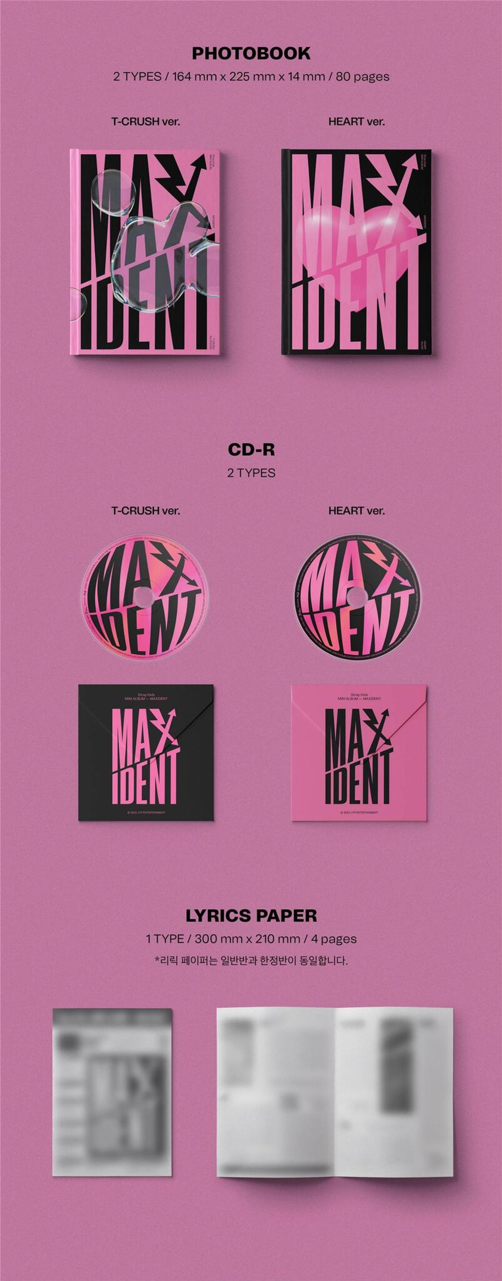 [Альбом] Stray Kids - MAXIDENT (Standard ver)