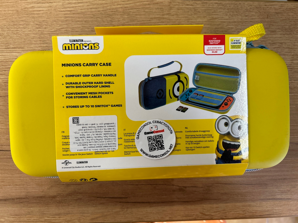 Чехол Nintendo Switch (OLED модель)  Миньоны