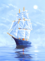 "Морской бриз"-4055 ткань с нанеенным рисунком