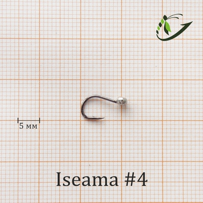 Крючок Iseama с напайкой (50 шт)