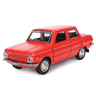 Модель ин. мет. "Заз-968а Запорожец" 12см, красный ZAZ968A-12-RD (Технопарк)