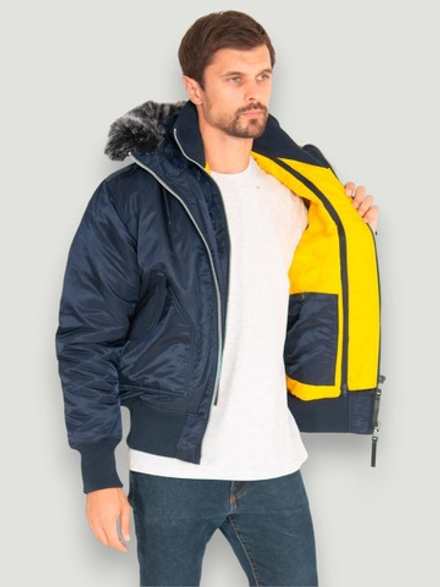 Куртка укороченная AVIATOR HD (т.синий/желтый - blue/yellow)