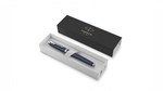 Перьевая ручка Parker IM Metal Matte Blue CT, перо: F, цвет чернил: blue, в подарочной упаковке.