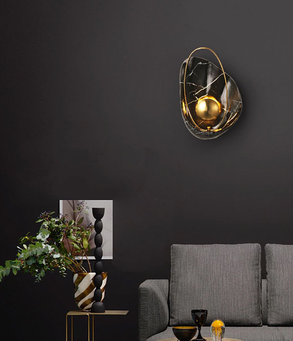 Настенный светильник Pearl black