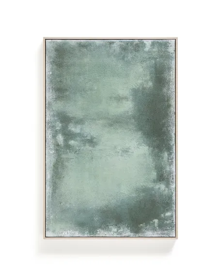 Абстрактная картина Selnar зеленая 60 x 90 см