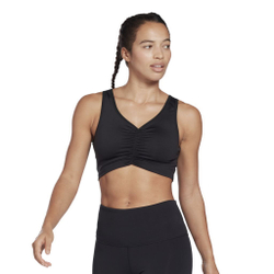 Топ теннисный Reebok Studio Ruched Cropped Tank Top W - black