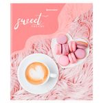 Тетрадь А5, 48 л., BRAUBERG, скоба, клетка, матовая ламинация, выборочный лак, "Sweets", 404373, 5шт