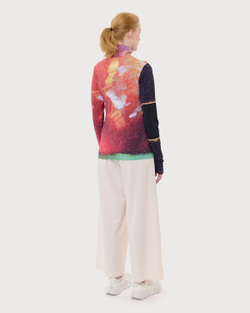 MM6 MAISON MARGIELA БРЮКИ БЕЛЫЕ С ЛАМПАСАМИ