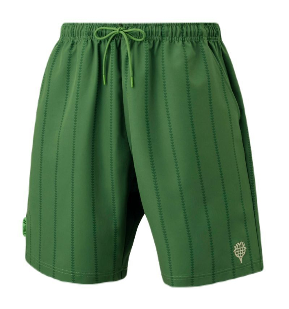 Мужские теннисные шорты Yonex Shorts - оливково-зеленый
