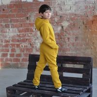 Комбинезон подростковый с  капюшоном "Горчица"