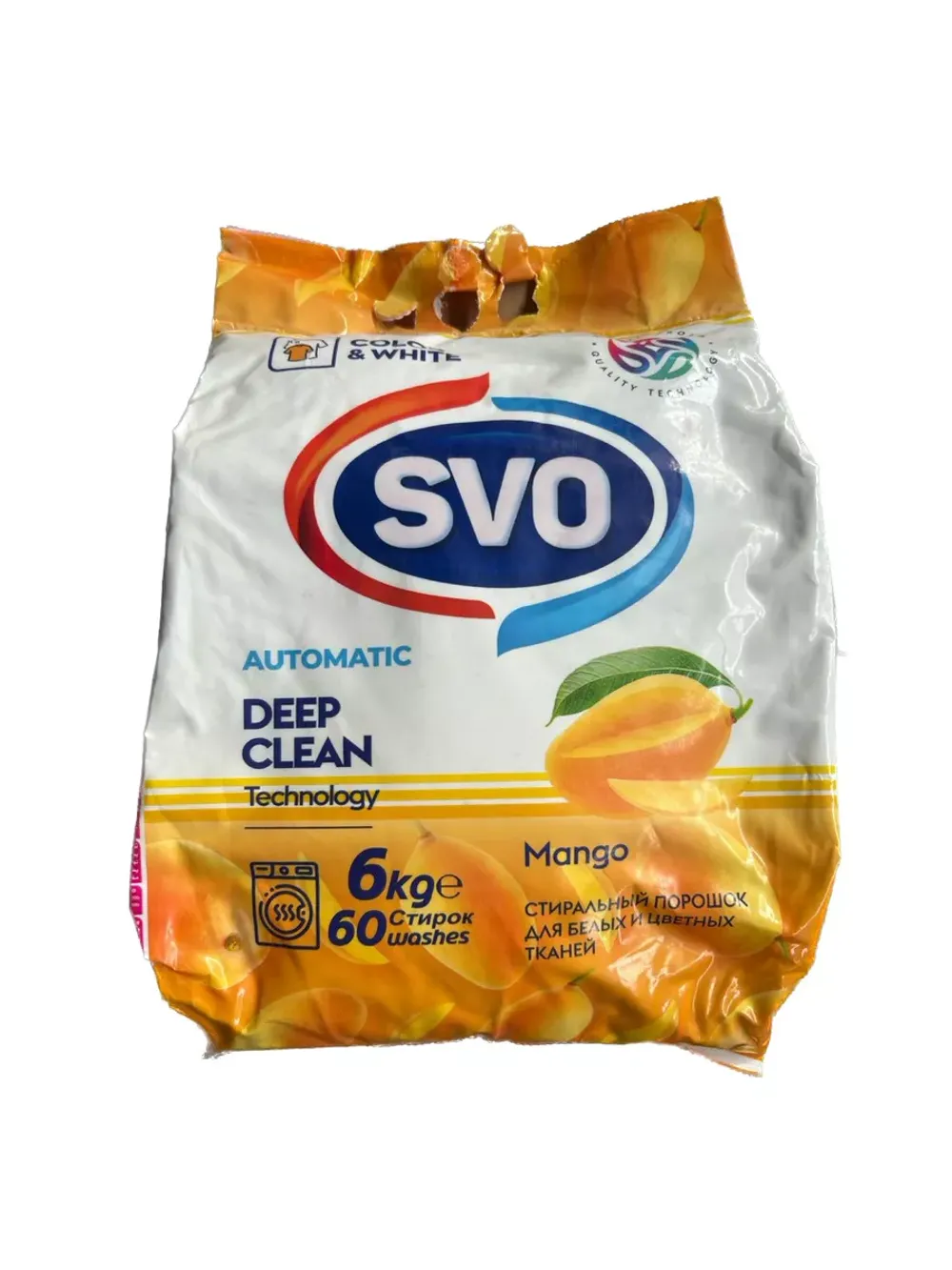 Порошок Svo Авт для белого (Оранж) Mango Манго 6Кг
