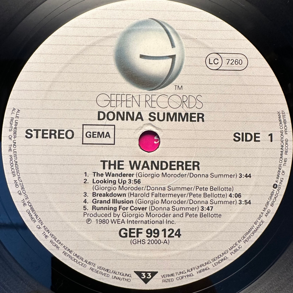 Donna Summer - The Wanderer (Европа 1980г.)