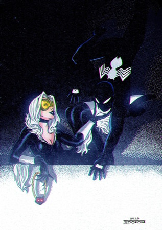 Открытка "Spider-Man: Black Cat Black Variant"